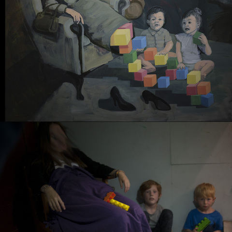 original painting: This used to by my playground by Lucia Dovičáková